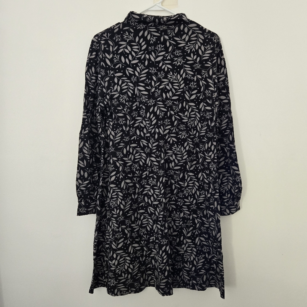 Gudrun Sjödén Black Long Sleeve Mockneck Dress